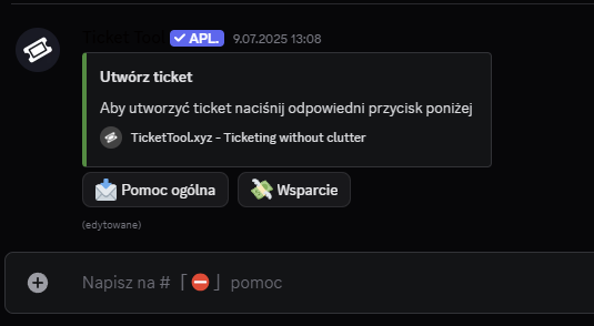 Instrukcja zgłoszenia na Discordzie