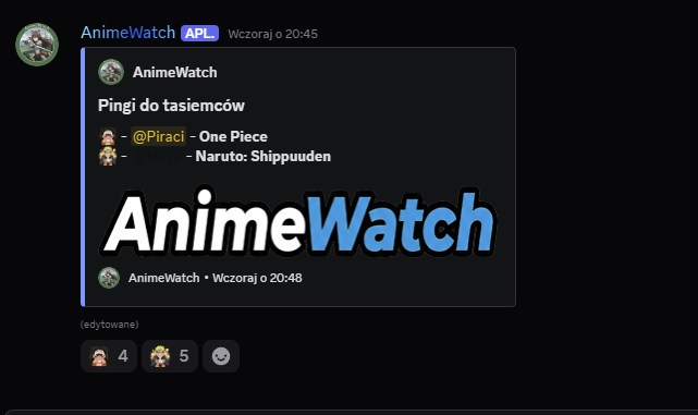 Instrukcja odbioru ról dla tasiemców i anime sezonowych