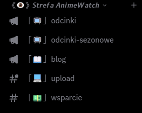 Kanał z powiadomieniami o odcinkach