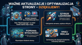 Ważne aktualizacje i optymalizacja strony